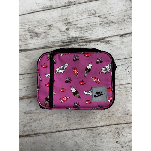 Nike‎ Swoosh Hard Shell Lunch Box 4L Playful Pink  Insulated School Bag - Picture 1 of 9